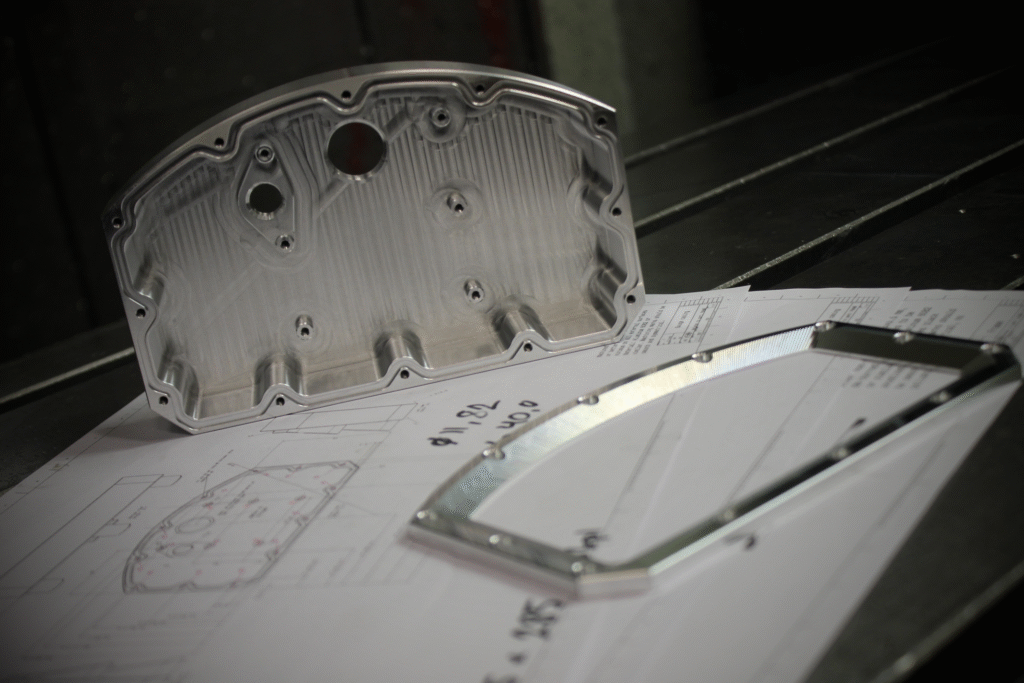 Koneistettu kappale.